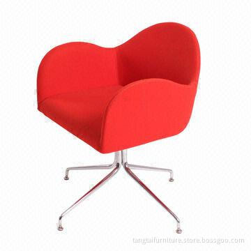 Office Task Chair, Made of Chrome Frame and Cashmere, ODM/OEM Orders Welcomed